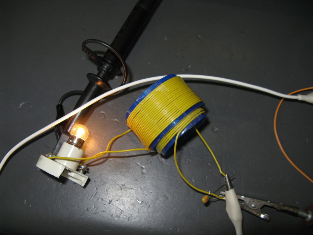 wireless power transfer to a ELV tungsten filament lamp