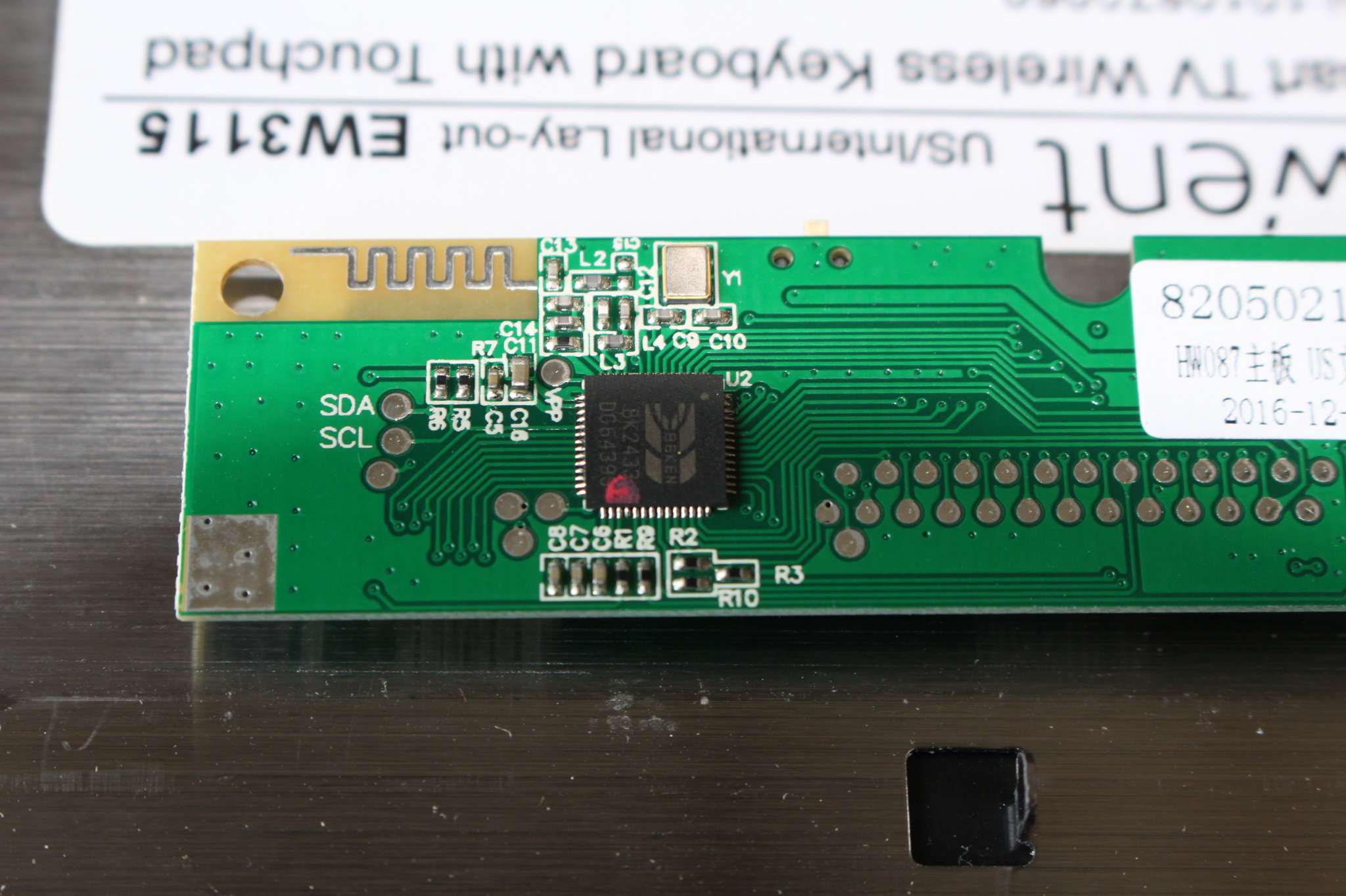 Draadloos toetsenbord teardown